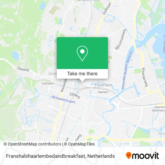 Franshalshaarlembedandbreakfast map