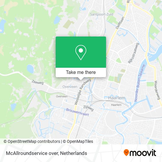 McAllroundservice over map