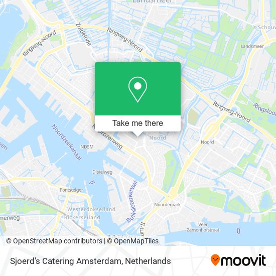 Sjoerd's Catering Amsterdam map