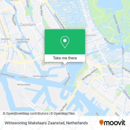 Wittewoning Makelaars Zaanstad map