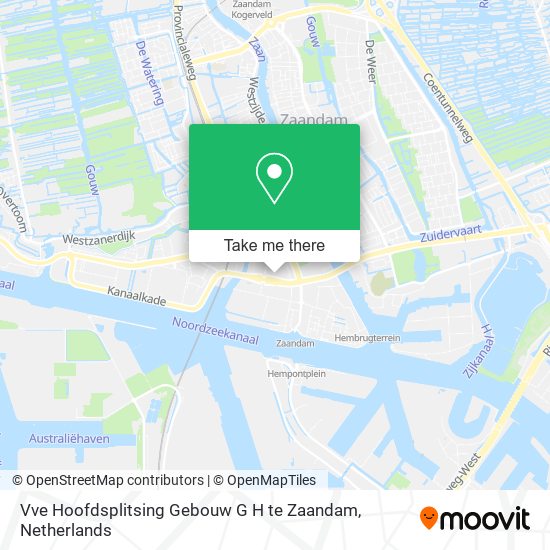 Vve Hoofdsplitsing Gebouw G H te Zaandam map
