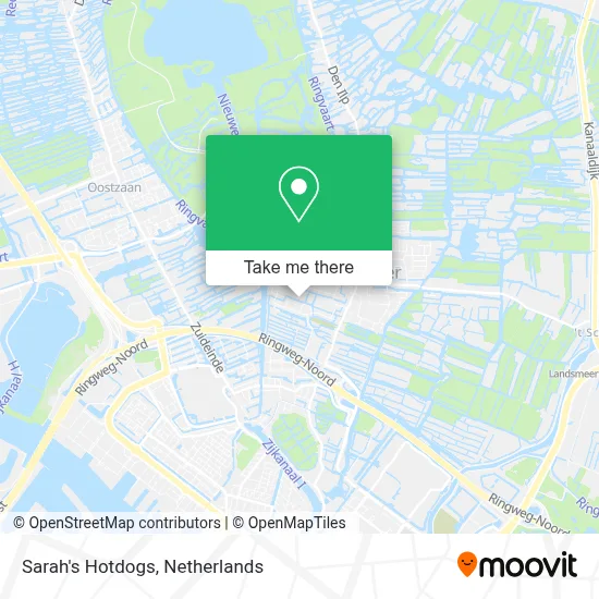 Sarah's Hotdogs map