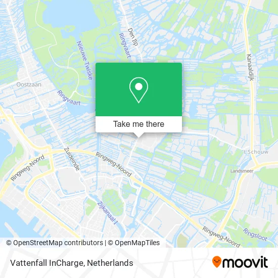 Vattenfall InCharge map