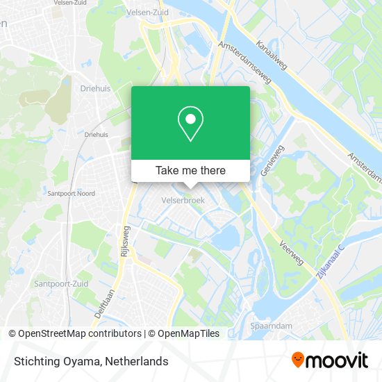 Stichting Oyama map