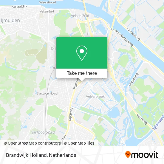 Brandwijk Holland map