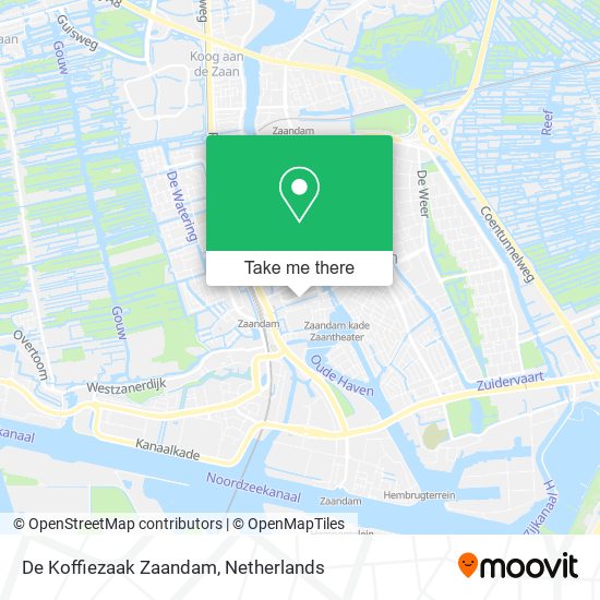 De Koffiezaak Zaandam map