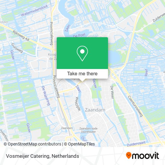 Vosmeijer Catering map