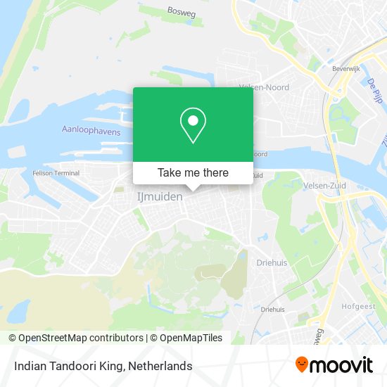 Indian Tandoori King map