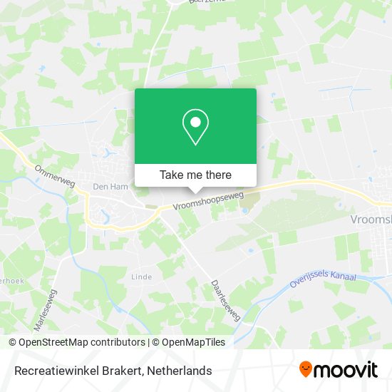 Recreatiewinkel Brakert map