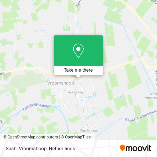 Sushi Vroomshoop map