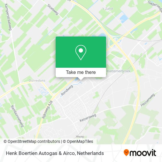 Henk Boertien Autogas & Airco map