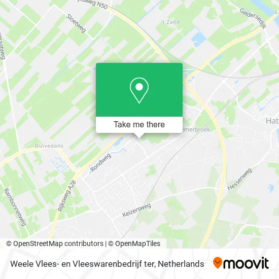 Weele Vlees- en Vleeswarenbedrijf ter map