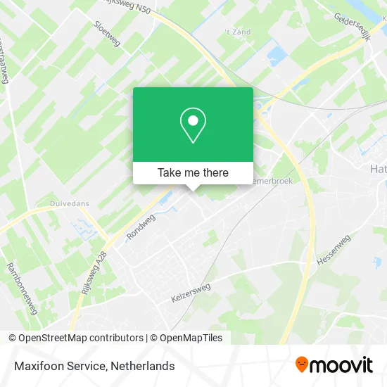 Maxifoon Service Karte
