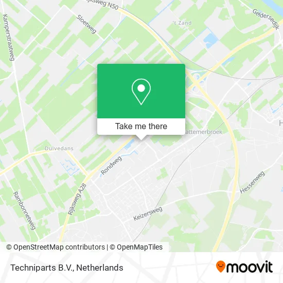 Techniparts B.V. map