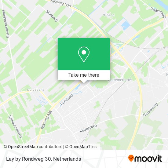 Lay by Rondweg 30 map