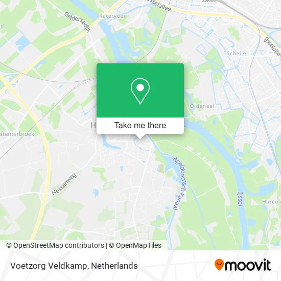 Voetzorg Veldkamp map