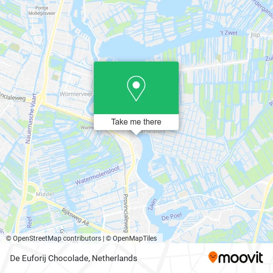De Euforij Chocolade map
