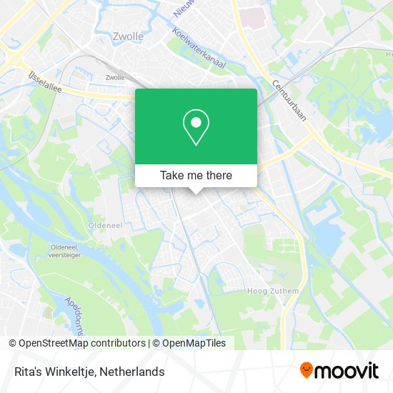 Rita's Winkeltje map