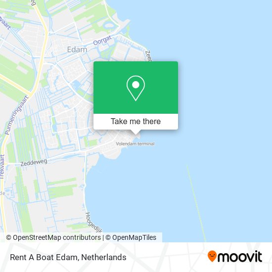 Rent A Boat Edam map