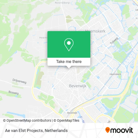 Ae van Elst Projects map