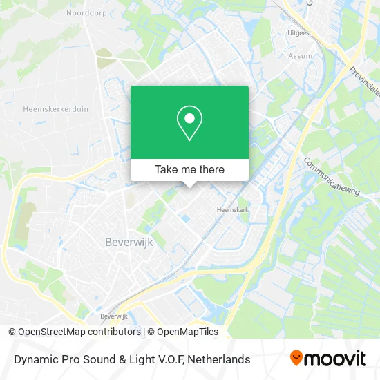 Dynamic Pro Sound & Light V.O.F map