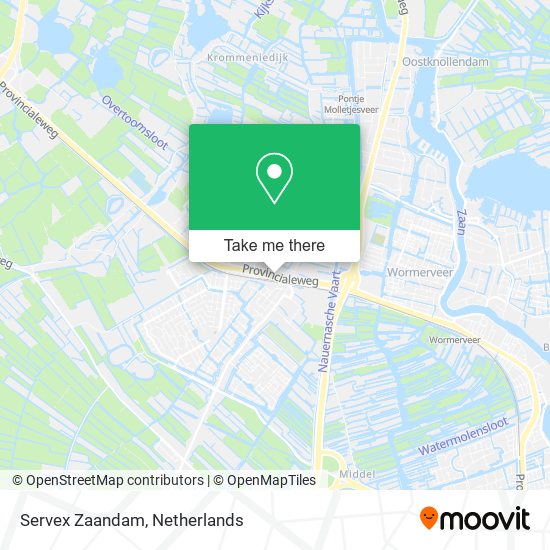 Servex Zaandam map