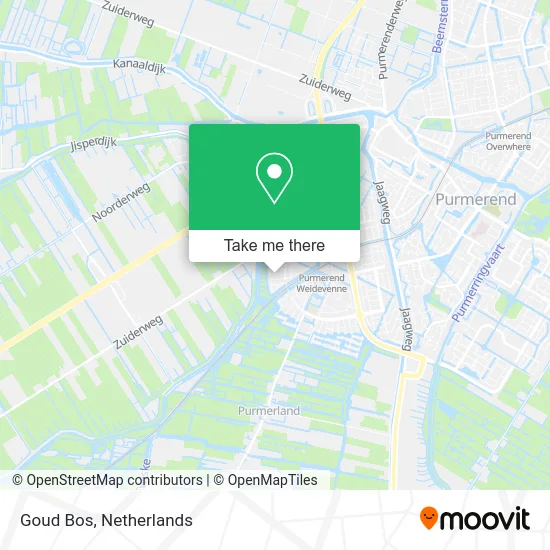 Goud Bos map