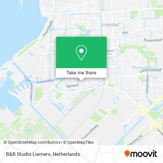 B&B Studio Liemers map