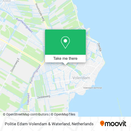 Politie Edam-Volendam & Waterland map