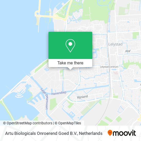 Artu Biologicals Onroerend Goed B.V. map