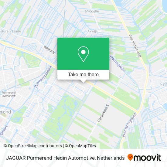 JAGUAR Purmerend Hedin Automotive map