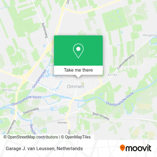 Garage J. van Leussen map