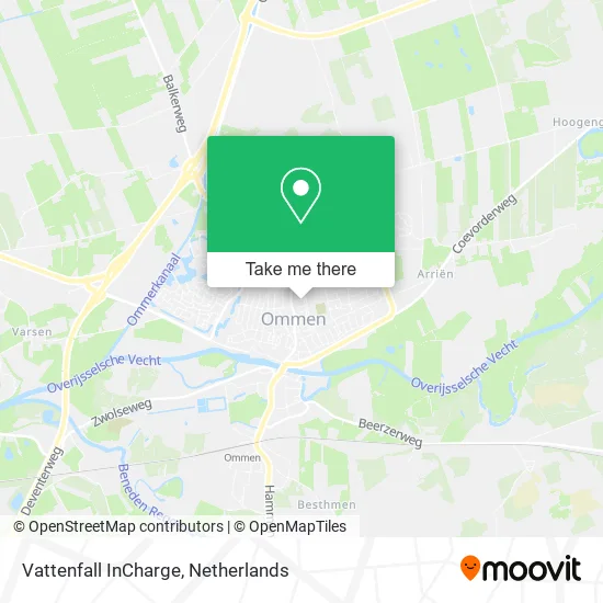 Vattenfall InCharge map