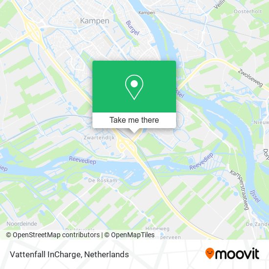 Vattenfall InCharge map