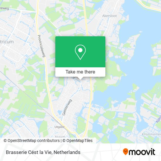 Brasserie Cést la Vie map