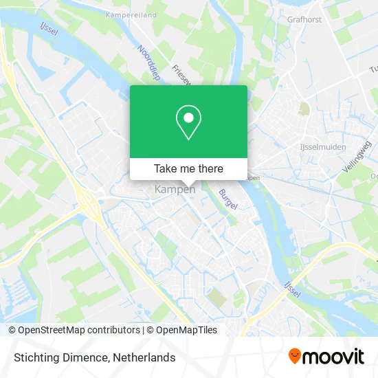 Stichting Dimence map