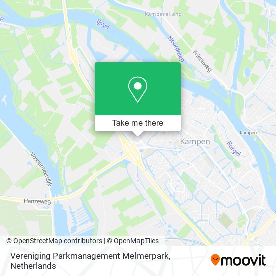 Vereniging Parkmanagement Melmerpark map