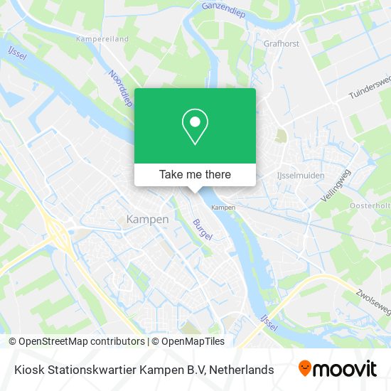 Kiosk Stationskwartier Kampen B.V map