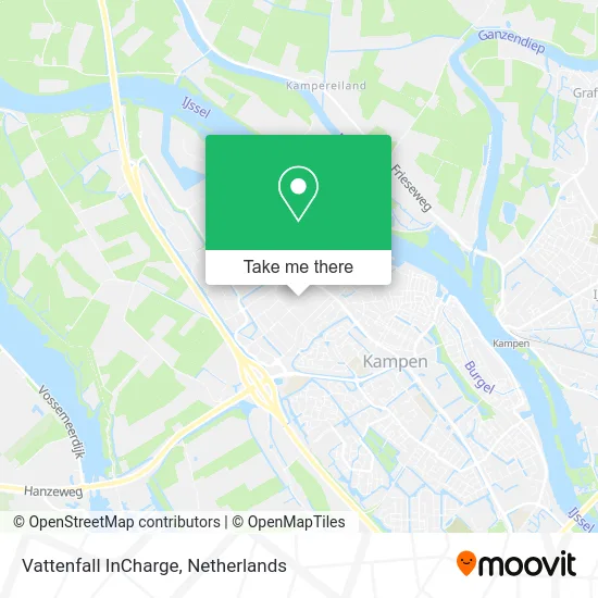 Vattenfall InCharge map