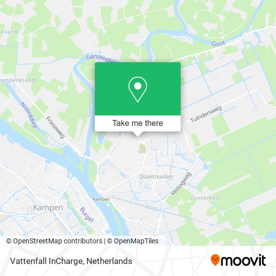 Vattenfall InCharge map