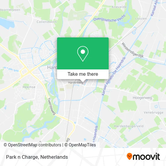 Park n Charge map