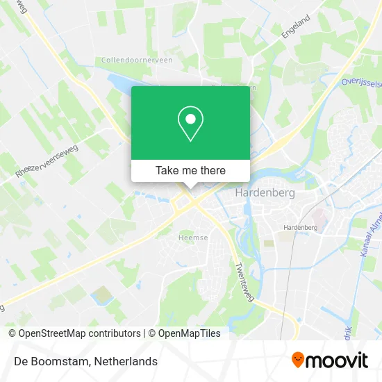 De Boomstam map