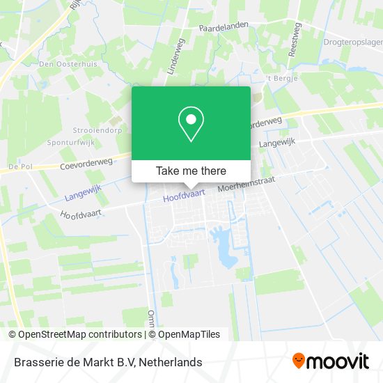 Brasserie de Markt B.V map