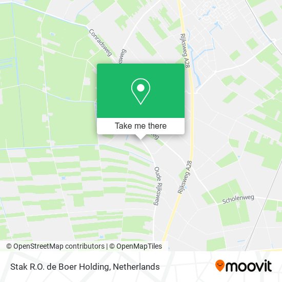 Stak R.O. de Boer Holding map