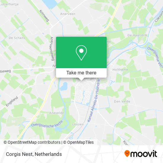 Corgis Nest map