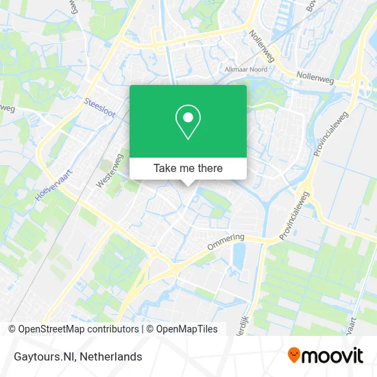 Gaytours.Nl map
