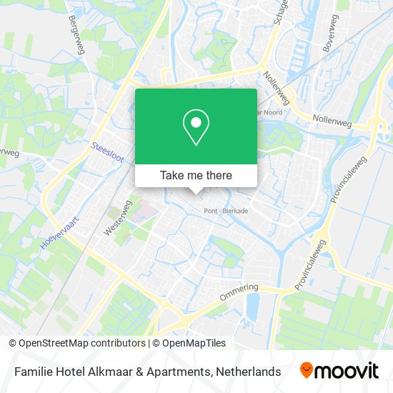 Familie Hotel Alkmaar & Apartments Karte