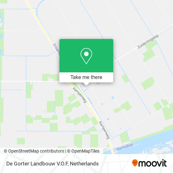 De Gorter Landbouw V.O.F Karte