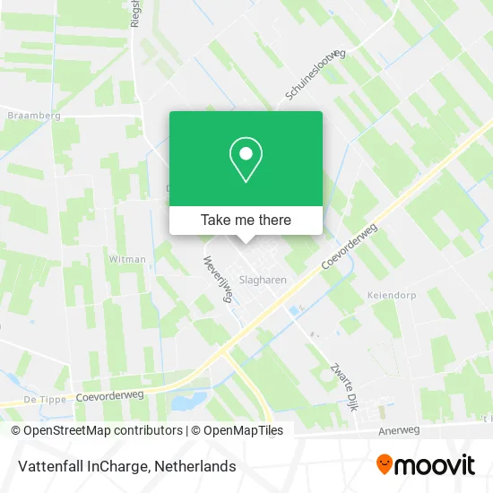 Vattenfall InCharge map