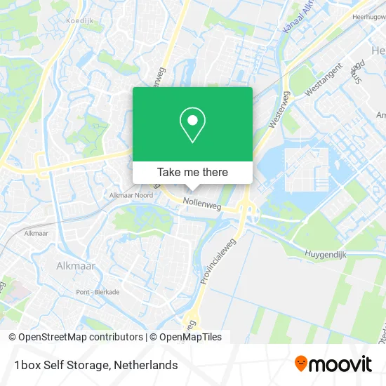 1box Self Storage map